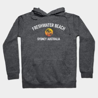 Freshwater Beach Sydney Australia NSW Sunset Palm Hoodie